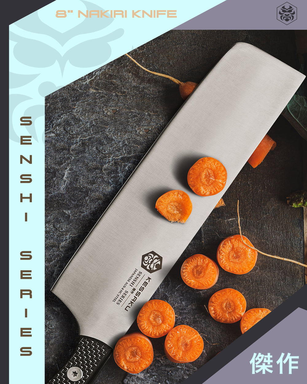 The Senshi Nakiri with chopped carrots