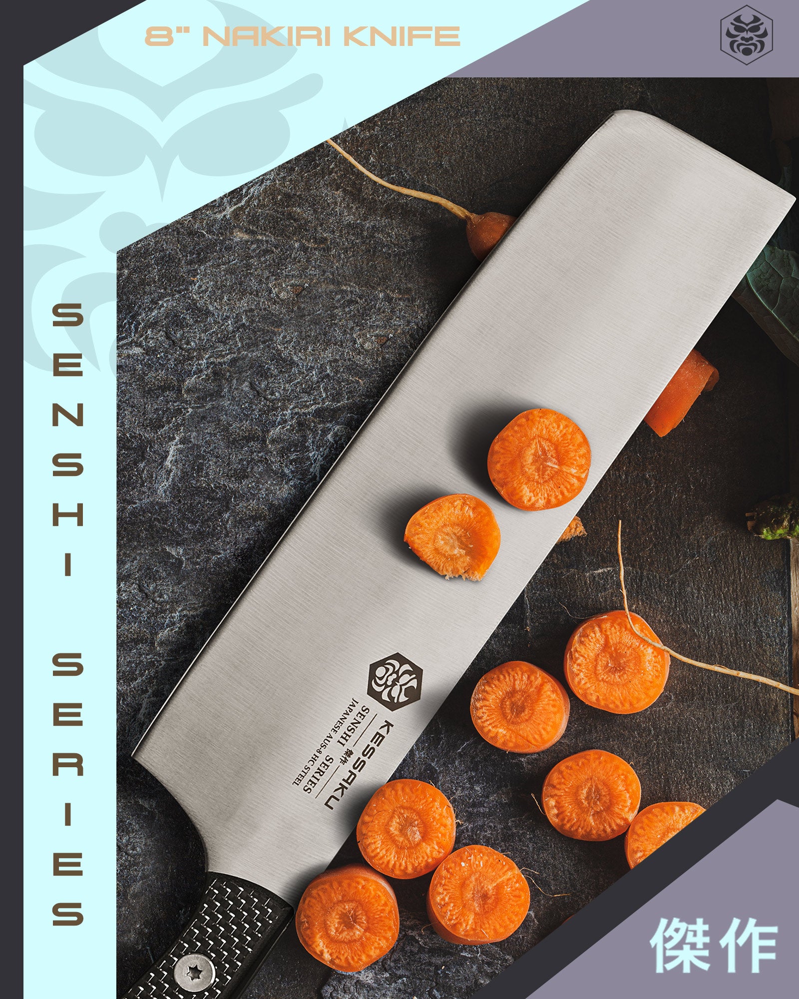 The Senshi Nakiri with chopped carrots