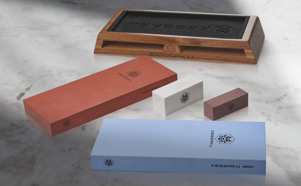 The Kessaku Deluxe Whetstone Kit