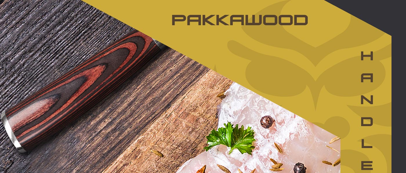 Kessaku Samurai Series Knives are made with durable, mirror-polished pakkawood handles.