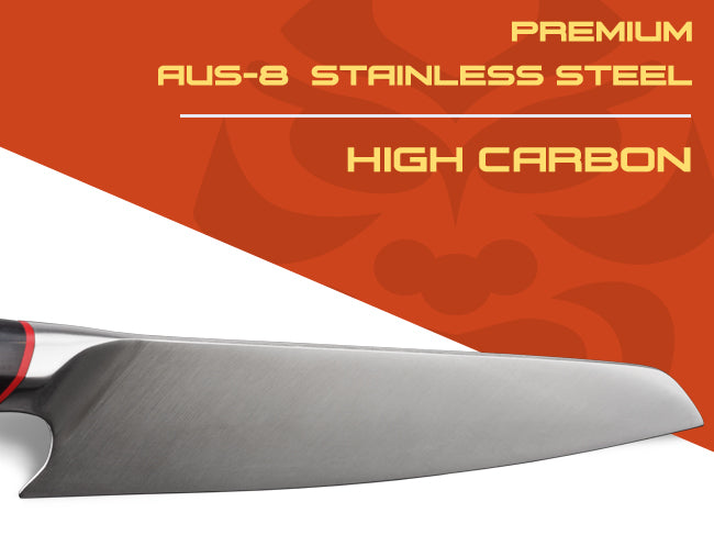 The Spectre Series features premium high carbon AUS-8 stainless steel.