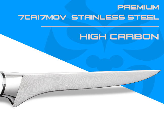 The Ronin Series features premium high carbon 7Cr17MoV stainless steel.