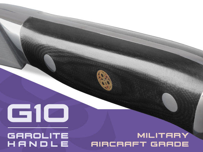 Damascus Dynasty knives are equipped with a military aircraft-grade handles
