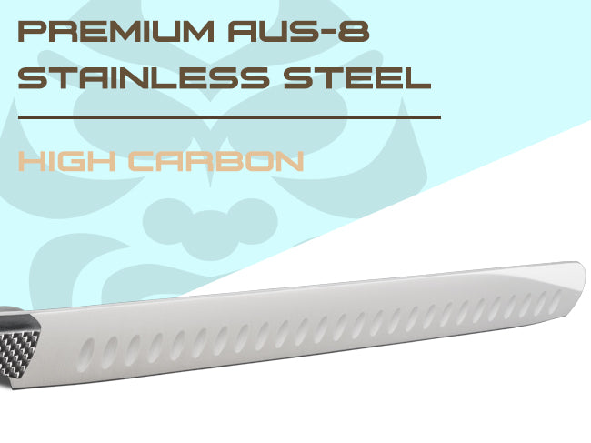 Senshi Series Knives feature Japanese AUS-8 steel
