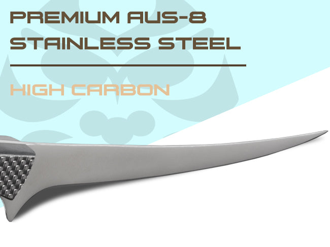 Senshi Series Knives feature Japanese AUS-8 steel
