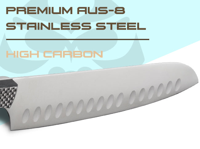 Senshi Series Knives feature Japanese AUS-8 steel