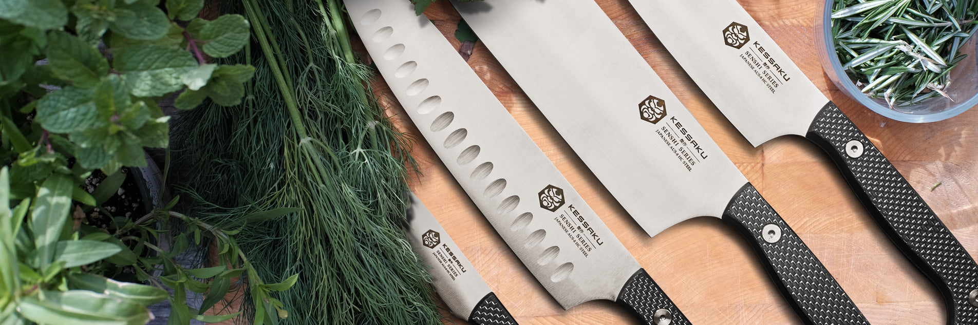 View the Senshi Series line of kitchen knives