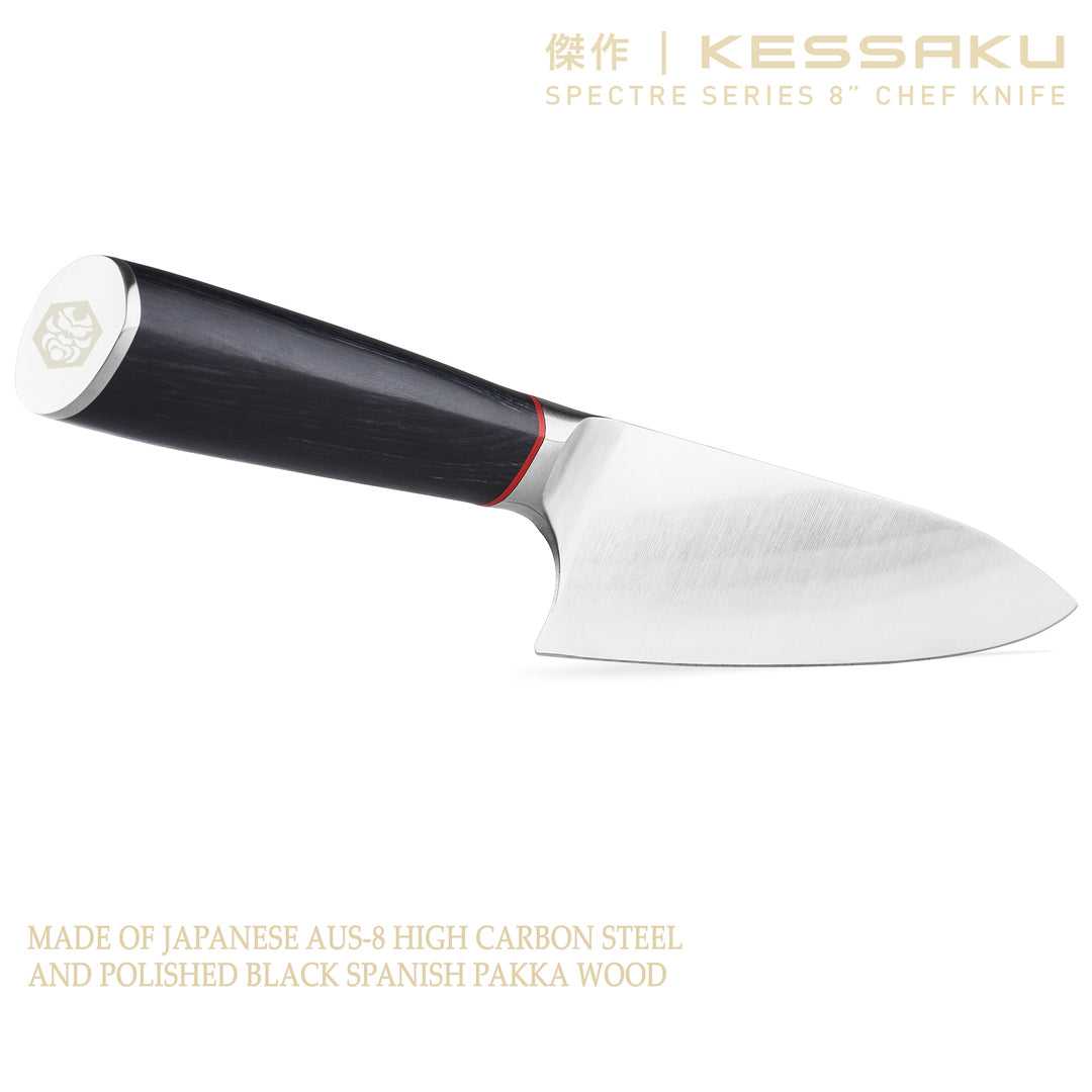 Kessaku Knife Set - 8" Chef's Knife and 4" Paring Knife - Spectre Series