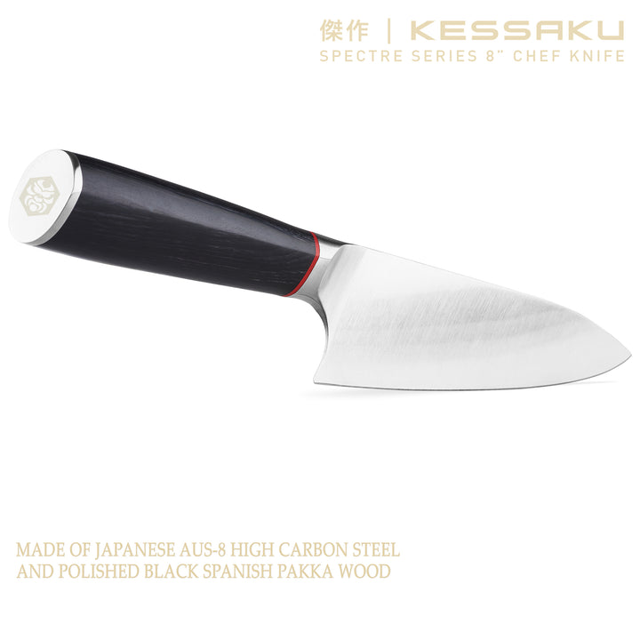 Kessaku Knife Set - 8" Chef's Knife and 4" Paring Knife - Spectre Series