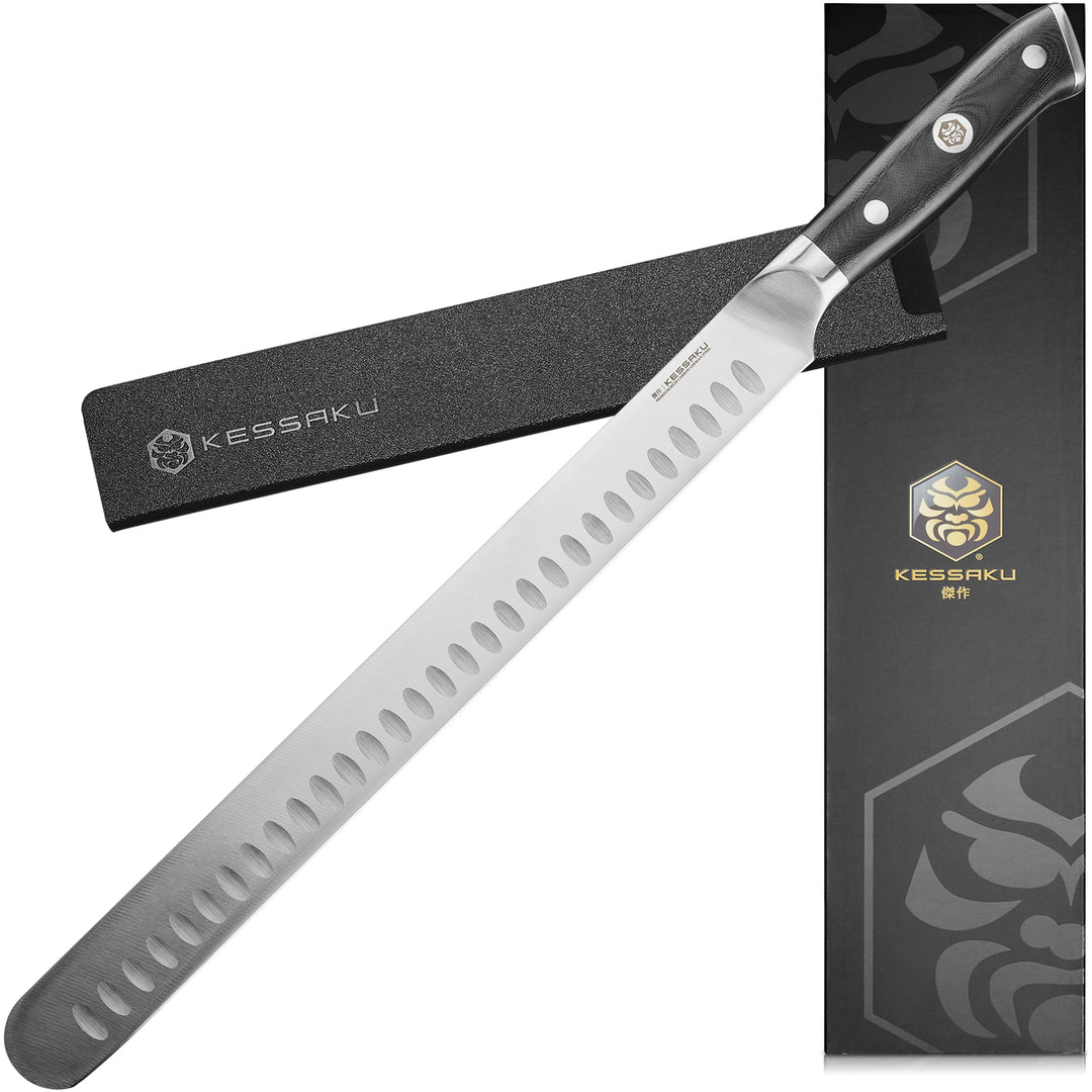 The Kessaku Dynasty Series 12" Carving Knife with Knife Sheath, Gift Box - Main