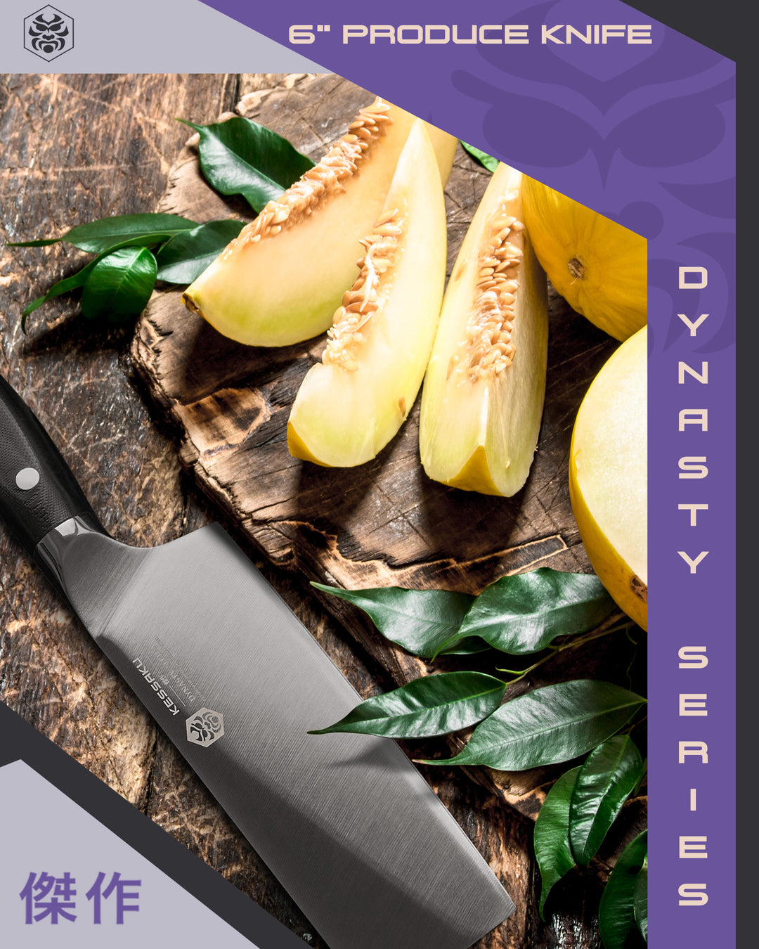 The Dynasty Knife makes working with large fruit effortless