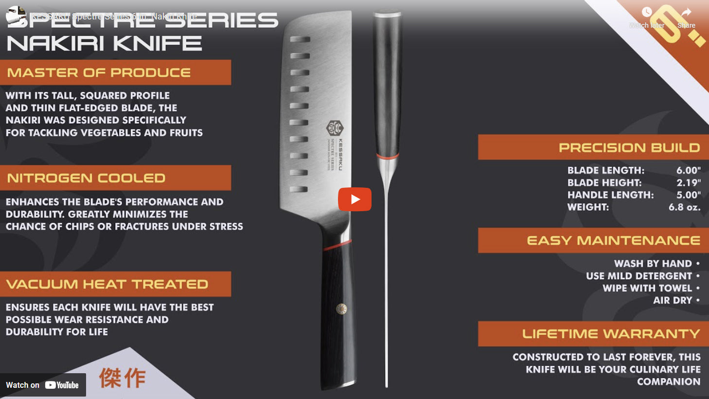 Spectre Nakiri Knife video overview