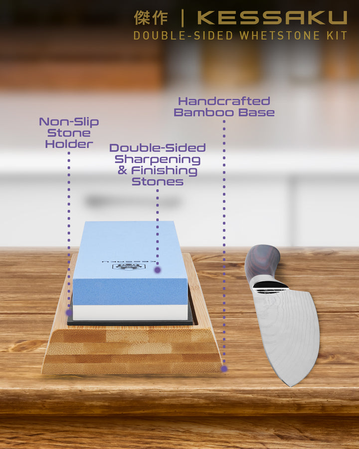 Denotes the items included in the Double-Sided Whetstone Kit