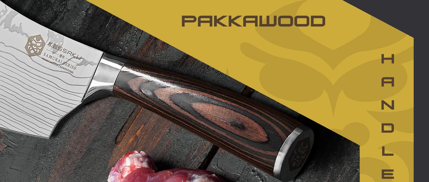 Kessaku Samurai Series Knives are made with premium 7Cr17MoV high carbon stainless steel.