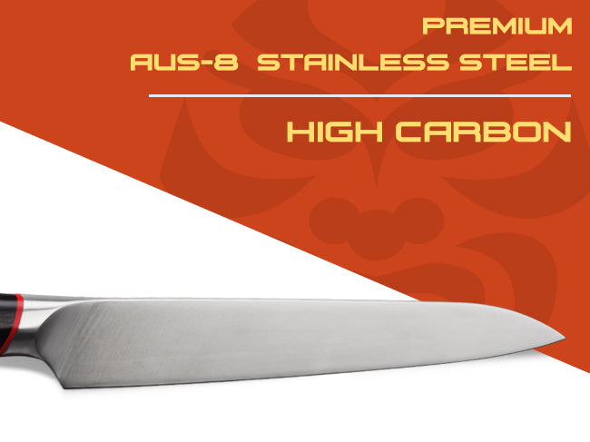 The Spectre Series features premium high carbon AUS-8 stainless steel.