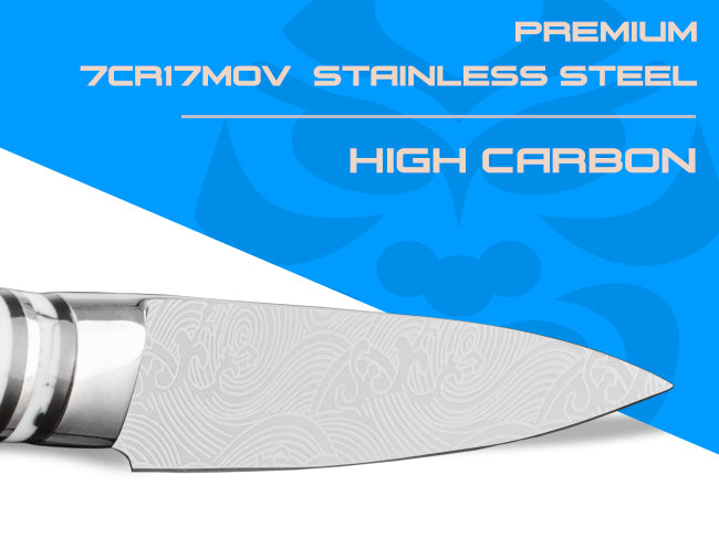 The Ronin Series features premium high carbon 7Cr17MoV stainless steel.