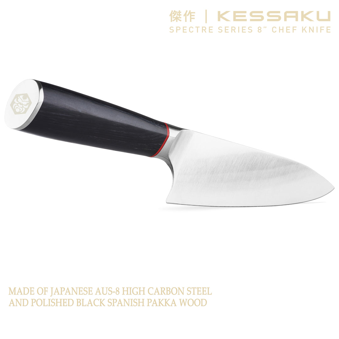 Kessaku Knife Set - 8" Chef Knife and 4" Paring Knife - Spectre Series