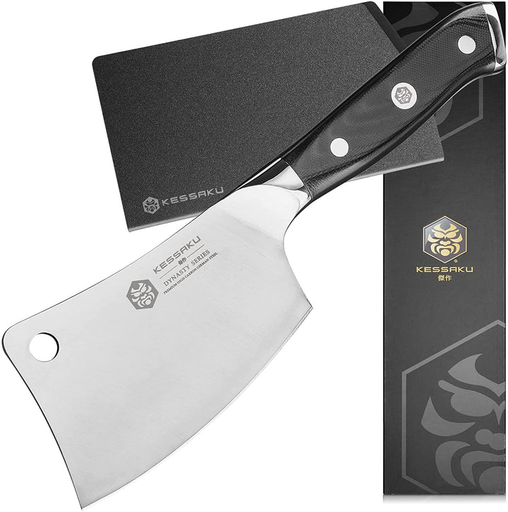 The Kessaku Dynasty Series Mini Cleaver with Knife Sheath and Gift Box - Main