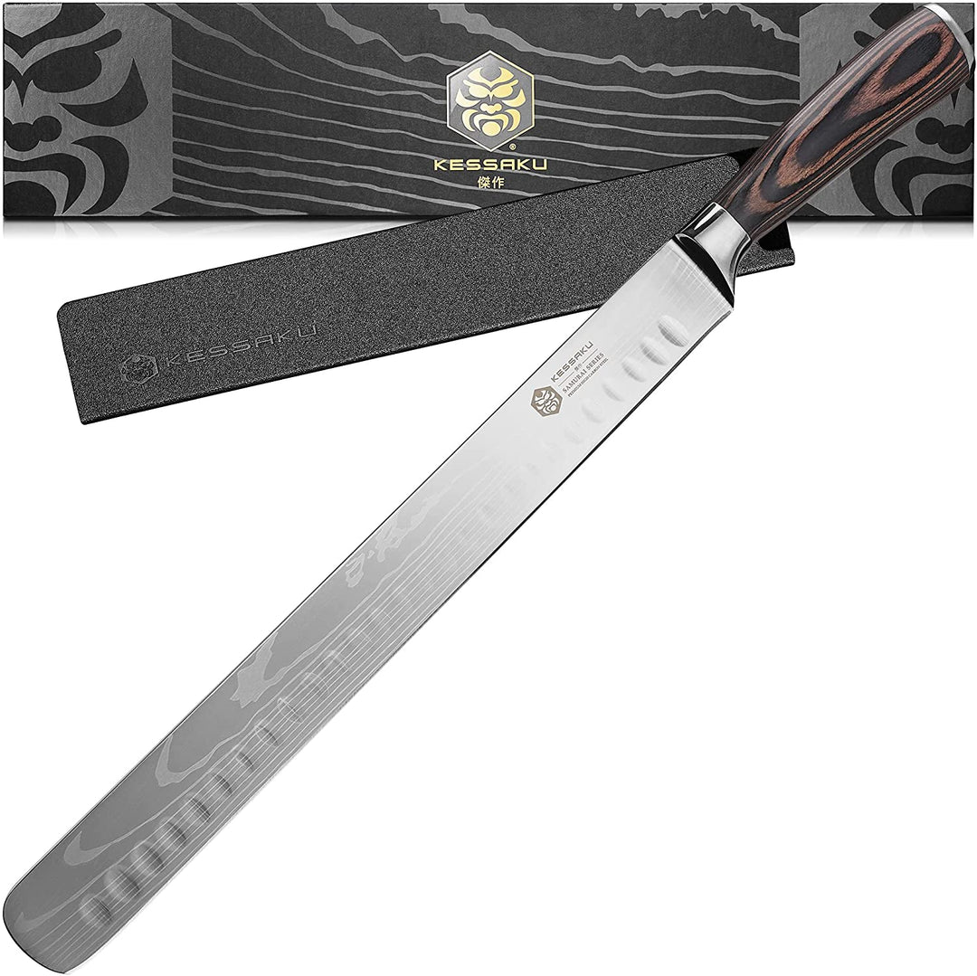 The Kessaku Samurai Carving Knife with knife sheath and gift box - Main