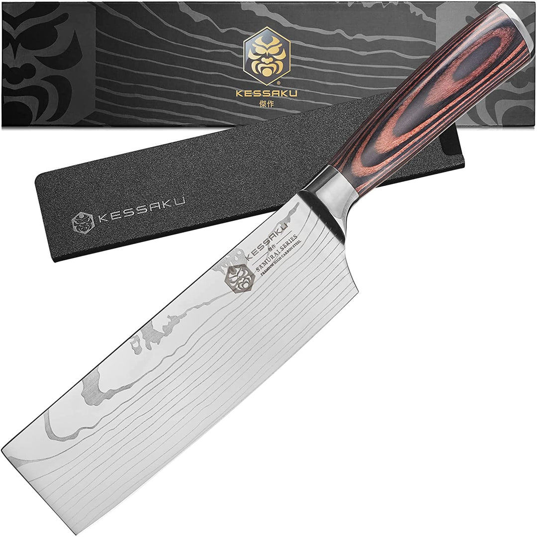 The Samurai Produce Knife with Knife Sheath and Gift Box