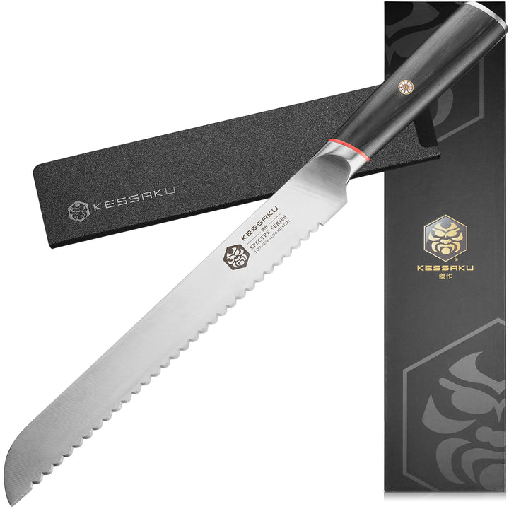 The Kessaku Spectre Bread Knife with Knife Sheath and Gift Box - Main